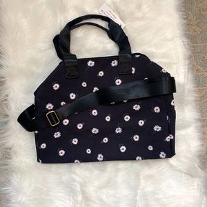 Alice + Olivia Ao X Duffle Bag - Black w/ Daisy Print